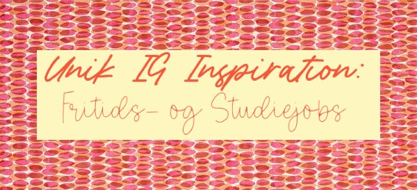 Unik IG Inspiration: Fritids- og Studiejobs