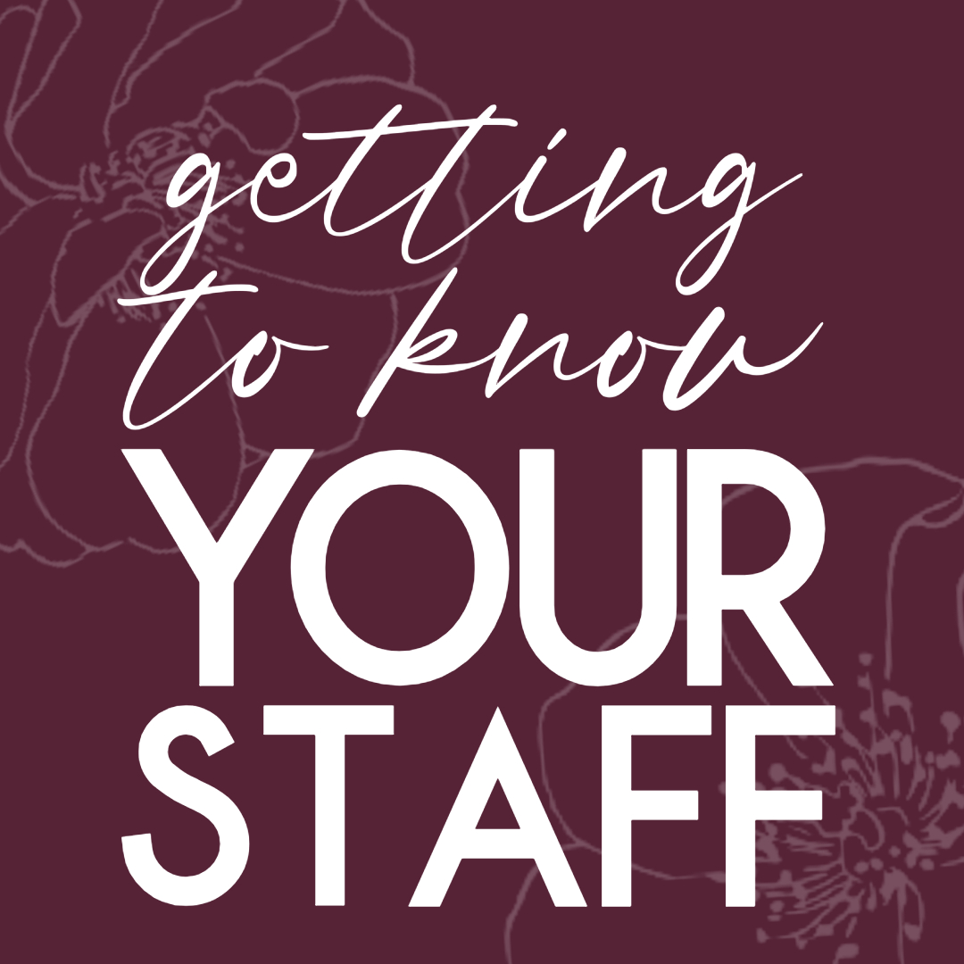Getting to Know your Staff: Anna Blair